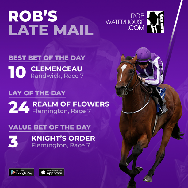 Rob Waterhouse's Melbourne Cup Tips, Best Bet & Lay Of The Day