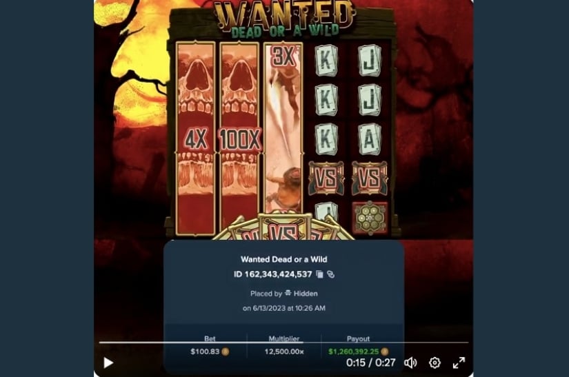 Wanted dead or a wild slot